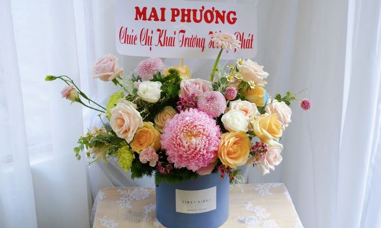 Hoa khai trương