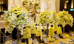 hoa trang trí sự kiện Quảng Ninh